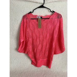 Jon & Anna Women Pink Pullover Sweater Sz. S/M